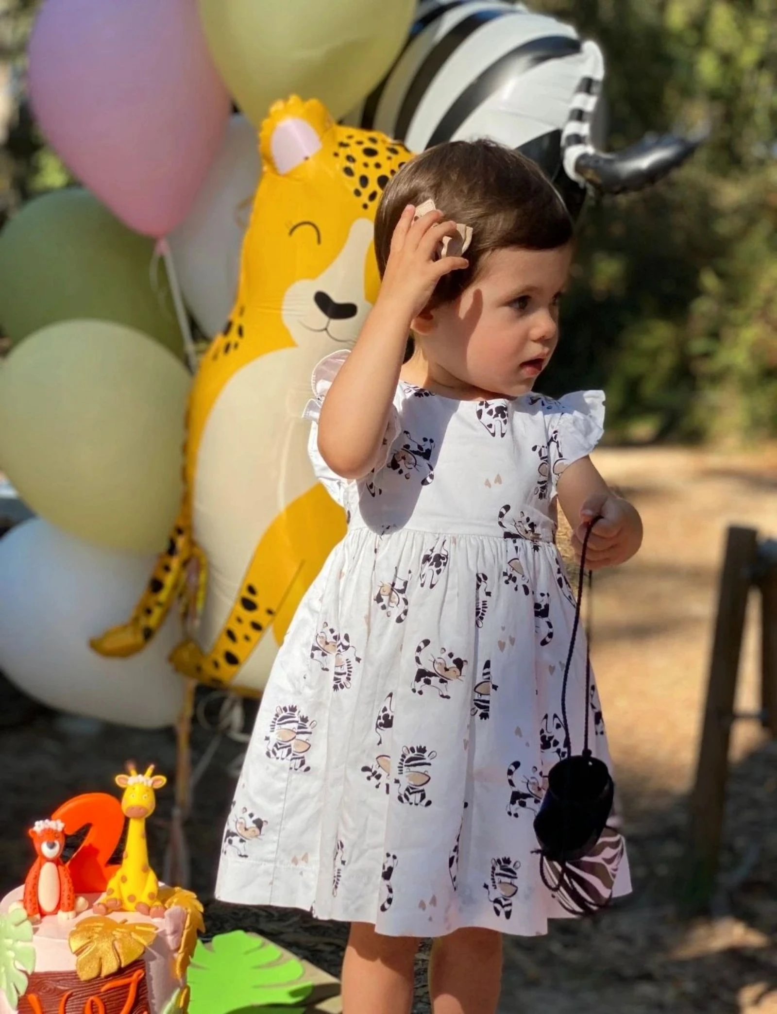 Vestido estampado com animais (24m) - Mayoral